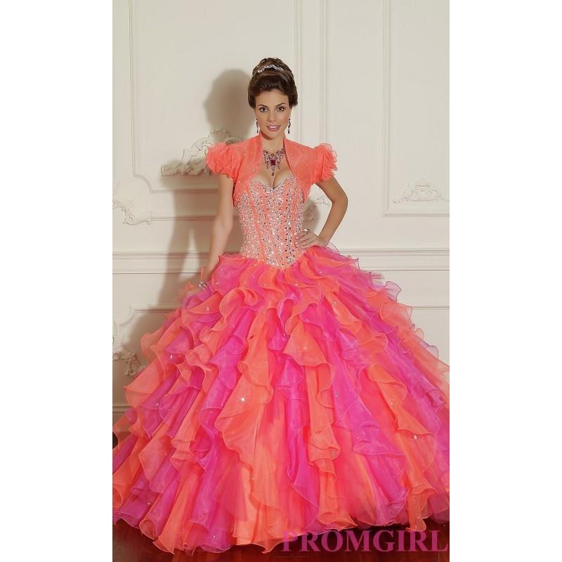 My Stuff, Beaded Organza Quinceanera Dress by Mori Lee - Brand Prom Dresses|Beaded Evening Dresses|U