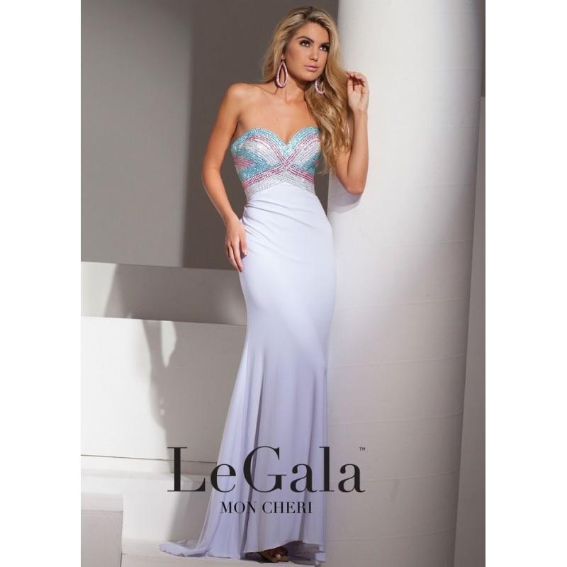 My Stuff, Le Gala by Mon Cheri 115545 Beaded Jersey Gown - 2018 Spring Trends Dresses|Beaded Evening