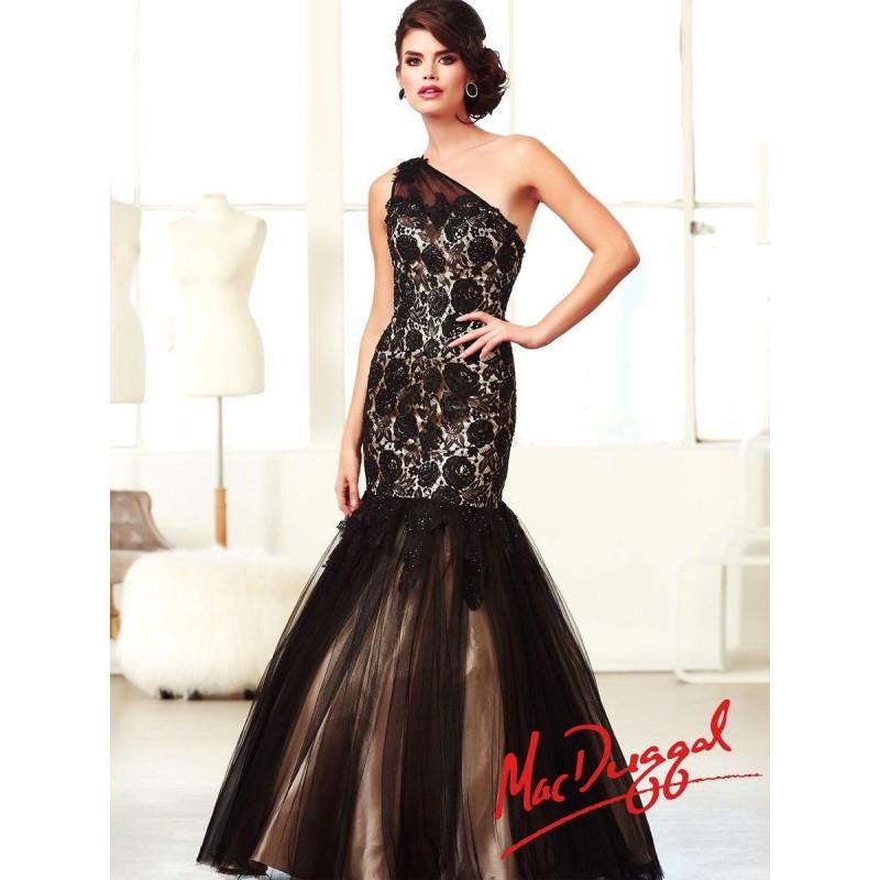 My Stuff, Mac Duggal Ball Gowns 48062H Lace Mermaid Dress - Brand Prom Dresses|Beaded Evening Dresse