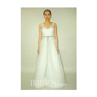 Alyne - Fall 2014 - Elisa Sleeveless Organza A-Line Wedding Dress with an Illusion V-Neckline and Be