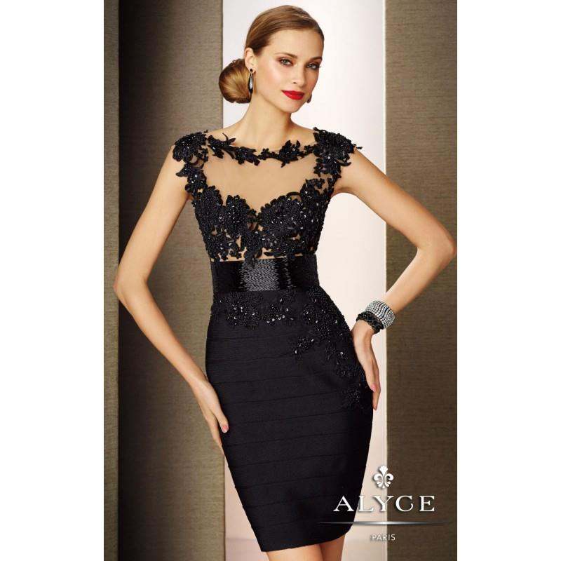 My Stuff, Beaded Dress  by Alyce Black Label 5651 - Bonny Evening Dresses Online
