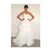 Lis Simon - Spring 2013 - Erista Strapless A-Line Wedding Dress with Ruched Sweetheart Bodice and Ru