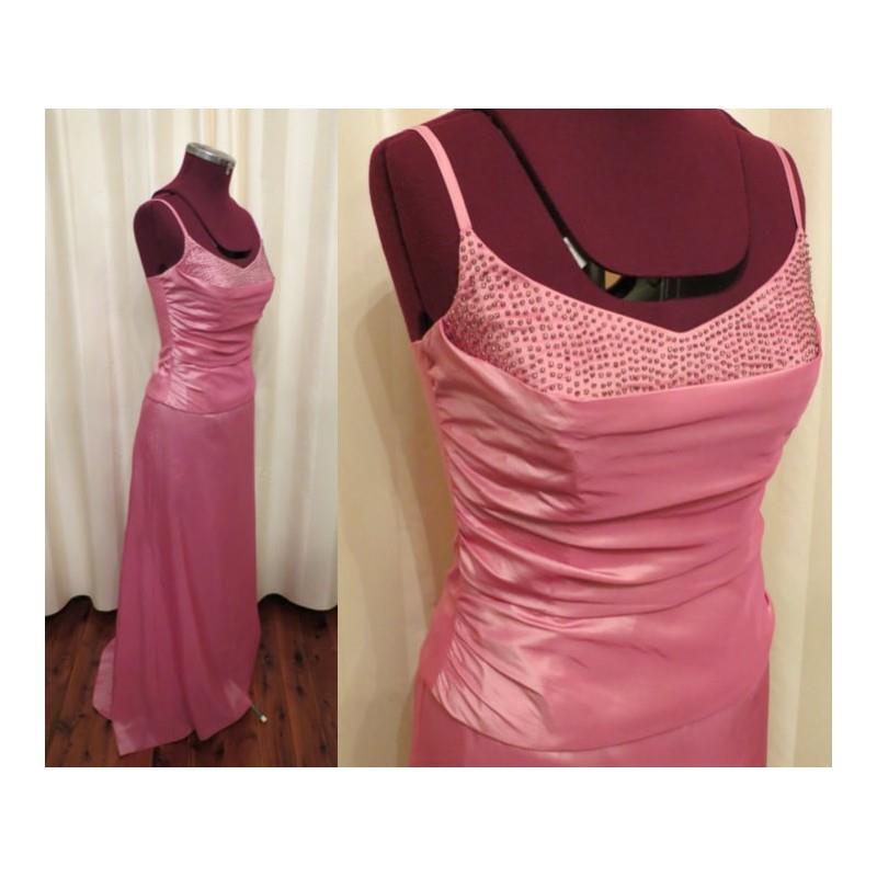 My Stuff, Vintage 2 Piece Pink Beaded Blouse and Skirt Prom Formal Bridesmaid Princess Ball Gown Dre
