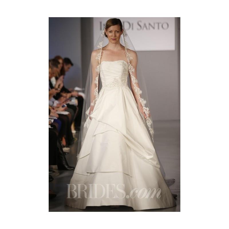 My Stuff, Ines Di Santo - Spring 2014 - Musette Strapless A-Line Wedding Gown with Pleated Skirt and