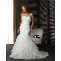 Bonny Classic 319 Ruffle Mermaid Wedding Dress - Crazy Sale Bridal Dresses|Special Wedding Dresses|U
