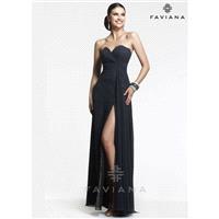 Faviana 6428 Flirty Chiffon Dress - 2018 Spring Trends Dresses|Beaded Evening Dresses|Prom Dresses o