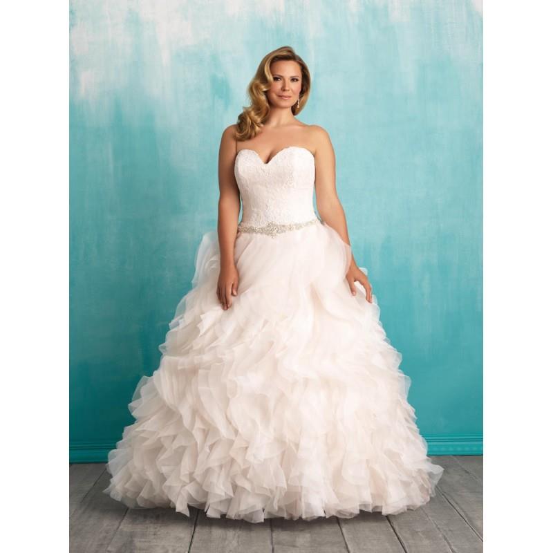wedding, Allure Bridal Women Size Colleciton W374 - Branded Bridal Gowns|Designer Wedding Dresses|Li