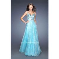 Aqua Gigi 19350 - Ball Gowns Crystals Sequin Dress - Customize Your Prom Dress