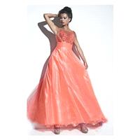 Studio 17 - Sleeveless Empire Lace and Chiffon Long Gown 12496 - Designer Party Dress & Formal Gown