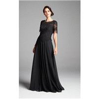Daymor Couture - Floral Lace A-line Dress 465 - Designer Party Dress & Formal Gown
