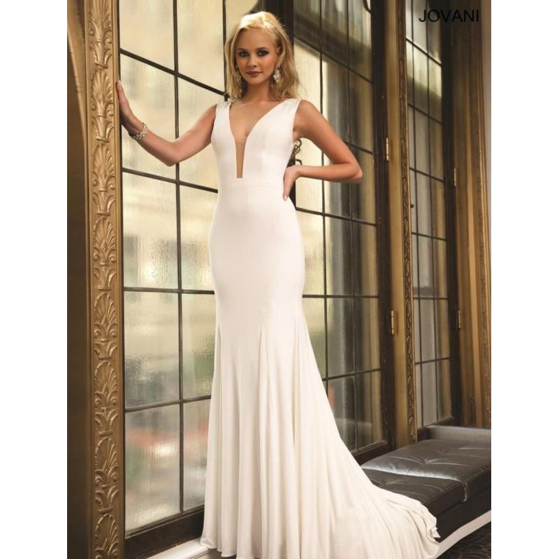 My Stuff, Jovani 22884 Sleeveless Jersey Gown - Brand Prom Dresses|Beaded Evening Dresses|Charming P