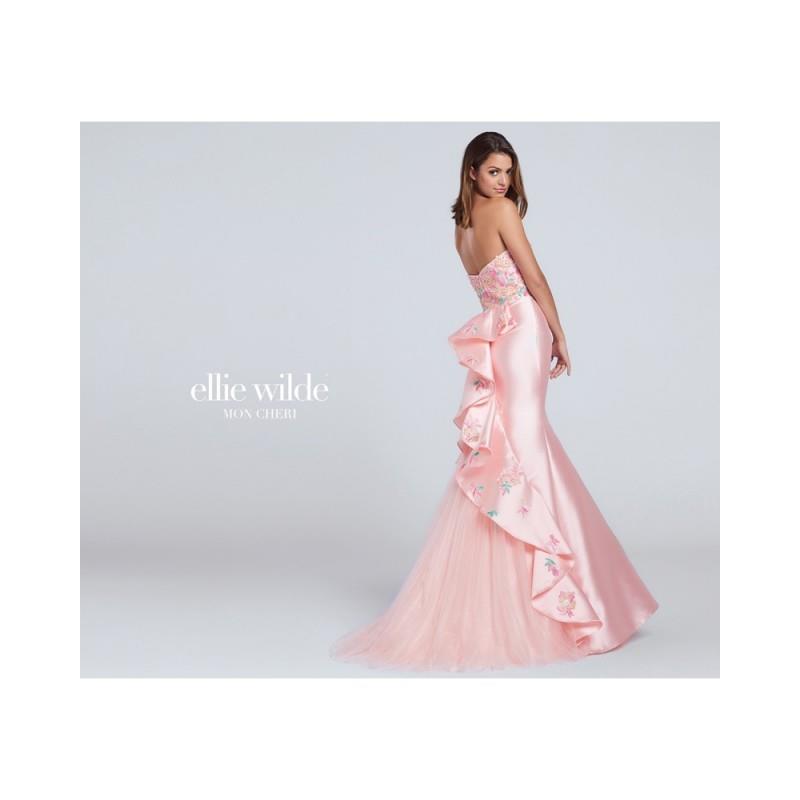 wedding, Ellie Wilde EW117122 Dress - Trumpet Skirt Strapless, Sweetheart Ellie Wilde By Mon Cheri D