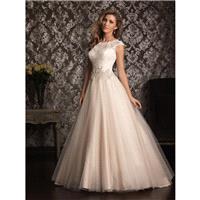 Champagne/Ivory/Silver Allure Bridals 9022 Allure Bridal - Rich Your Wedding Day