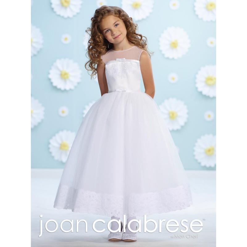 My Stuff, Joan Calabrese for Mon Cheri 116361 Flower Girls Illusion Dress - Brand Prom Dresses|Beade
