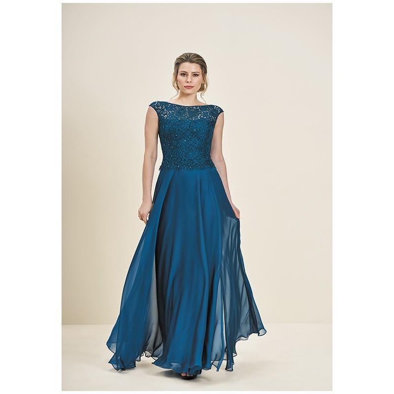 My Stuff, Jade J195062 - A-Line Blue Bateau Chiffon - Formal Bridesmaid Dresses 2018|Pretty Custom-m