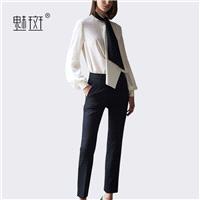 Office Wear Long Sleeves Silk Summer Outfit Twinset Top Casual Trouser - Bonny YZOZO Boutique Store