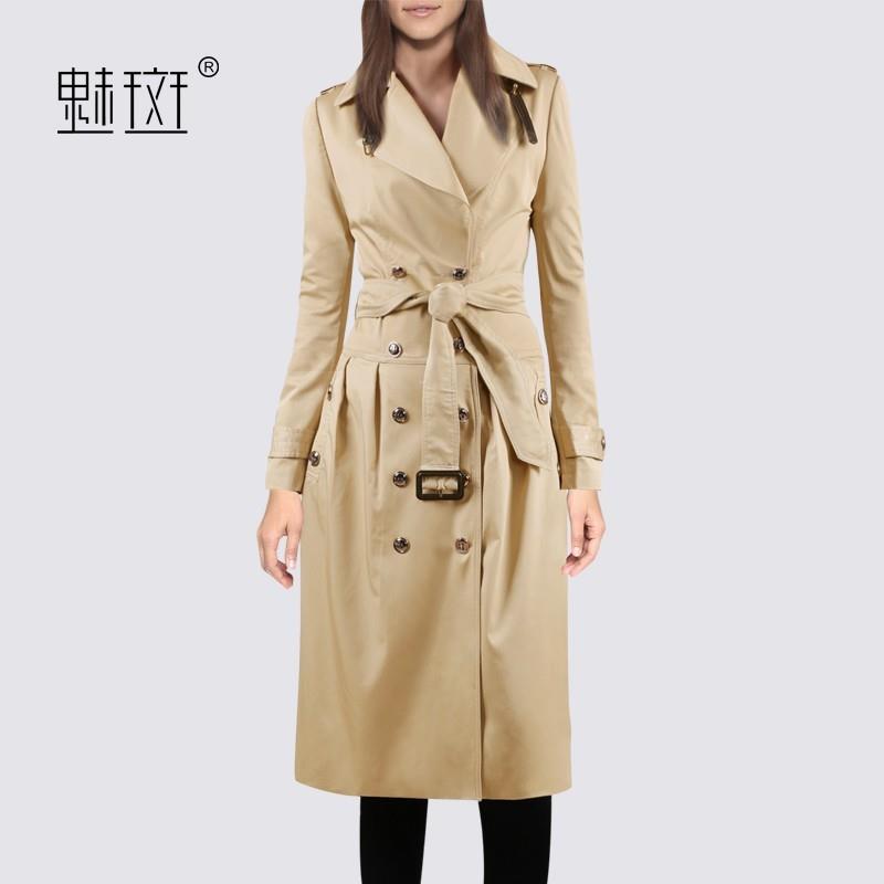 My Stuff, Temperament ladies long trench coats in women fall 2017 new autumn coat plus size trench c