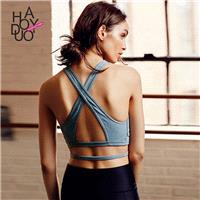 Vogue Open Back Sport Style Crossed Straps Summer Casual Sleeveless Top - Bonny YZOZO Boutique Store