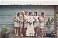 bridesmaid, dresses, cocktail, knee length, short, stripes