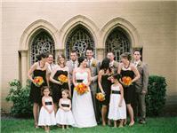 bridesmaid, dress, black, strapless