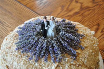 Ideas, wedding cake, lavendar