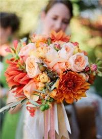 bouquet, orange