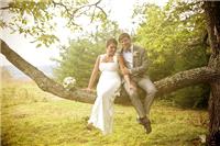 wedding dress, white, long, straps