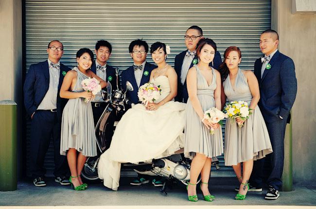 Bridesmaids, Colourful shoes