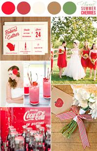 Summer wedding palette