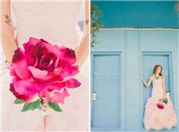 Fabulous dress and bouquet