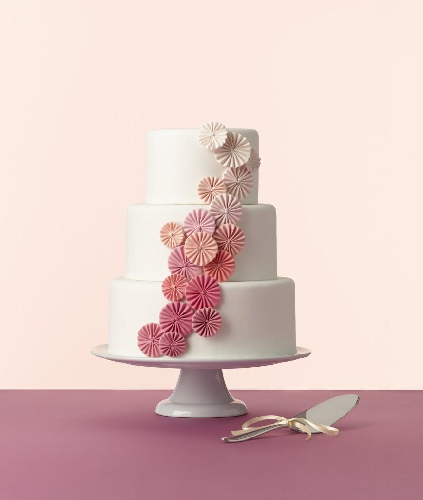 Crafty Cakes, cake, white, pink, flowers