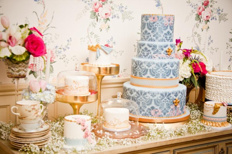Cakes & Food, cake, pattern, blue