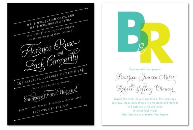 Stationery, Invites