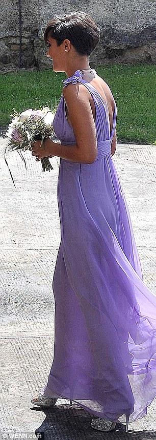 Celeb Wed, First glimpse of Una Healy's bridemsaids dresses ... lilac, romantic, with a floaty 70s f