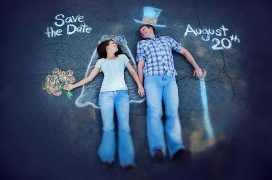 DIY Details, Crazy about this simple Save the Date idea from glitterandsparksflying's tumblr. So per
