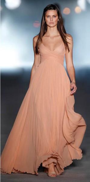 Dresses with Drama, bridesmaid dress, peach, nude