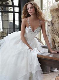 Attire. wedding dress, white, volume