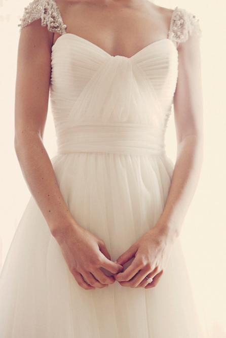 Dresses with Drama, wedding dress, white, cap sleeves