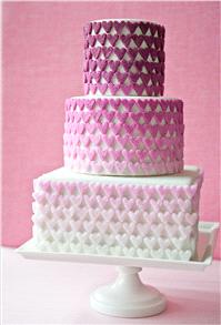Cakes. ombre, cake, pink, purple