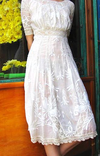 The Dress, dress, Victorian, retro, vintage, short, lace