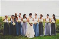 Flowers. bouquet, bridesmaid, dress