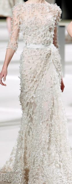 Dresses with Drama, Elie Saab, dress, long, texture, sash