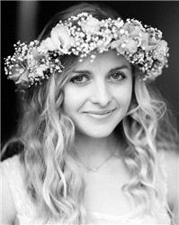Attire. wedding hair, floral crown, laurel