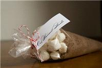 Decor & Event Styling. DIY hot chocolate packs are a great autumn wedding favour.
