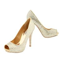 Hair & Beauty. shoes, open toe, sparkle, heels, Badgley Mischka