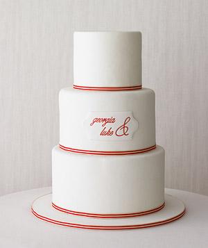Cakes & Sweets, wedding cake, red, white