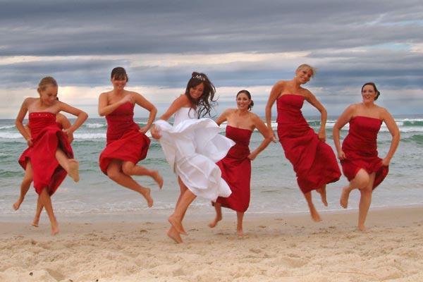 Pink Bridesmaid Dresses