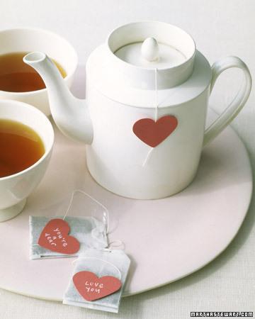 Table Decor, table settings, decor, tea, hearts