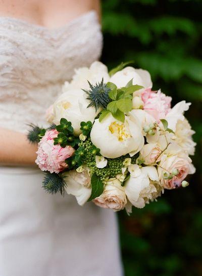 Flowers, flowers, bouquet, white, blush