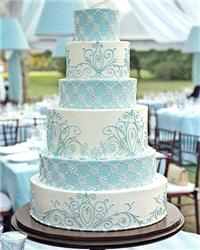 Cakes. blue cake